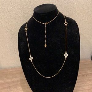 Amrita Singh gold plated necklace, 42 in